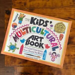Vintage 1993 The Kids' Multicultural Art Book Arts & Crafts Paperback Book